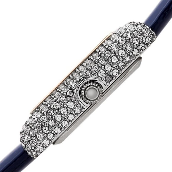 NWT Authentic Akribos Xxiv Quartz Crystal White Dial Women's Watch - Picture 3 of 4